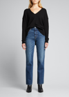 Slvrlake London High-rise Straight-leg Jeans In Blue
