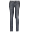 7 FOR ALL MANKIND PYPER CROP MID-RISE SKINNY JEANS