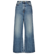 Khaite Jordan High-rise Wide-leg Jeans In Santa Cruz