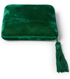 Sophie Bille Brahe Emerald Green Small Jewelry Box In Velvet, 10.5x8.5cm In Emeraude