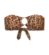Melissa Odabash Ancona Printed Bandeau Bikini Top In Cheetah