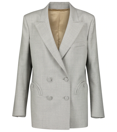 Blazé Milano Wool Blazer In Grey (col. 01)