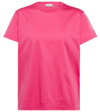 Moncler Pink Logo T-shirt Size X-small In Pink & Purple