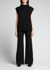 Lisa Yang Chunky Knitted Cashmere Top In Black