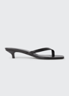 Totême Toteme Women Flip Flop Kitten Heels In Black 200