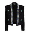 BALMAIN EMBELLISHED SPENCER JACKET