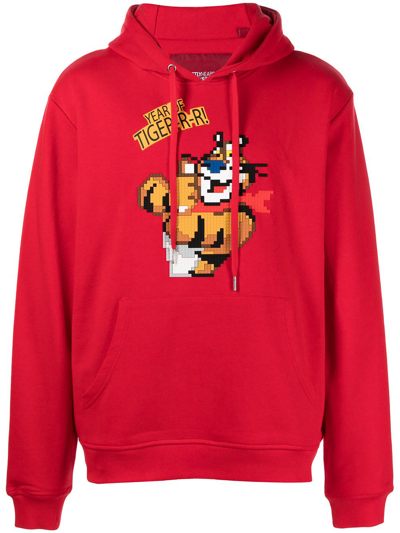 Mostly Heard Rarely Seen 8-bit Year Of Tigerrr Hoodie In Rot