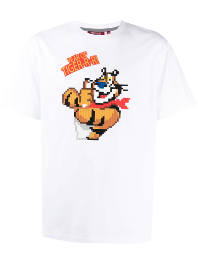 Mostly Heard Rarely Seen 8-bit Year Of Tigerrr T-shirt In Weiss
