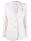Dorothee Schumacher Single-breasted Wool-blend Blazer In Nude
