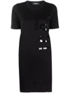 Dsquared2 Logo Patch T-shirt In Schwarz