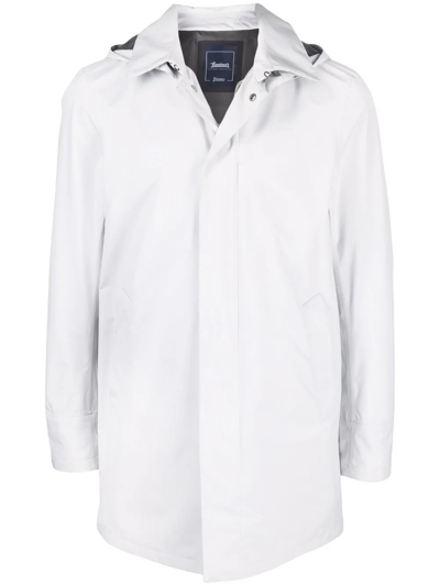 Herno Laminar Water-resistant Hooded Jacket In Grau