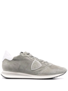 PHILIPPE MODEL PARIS LOW-TOP SUEDE TRAINERS