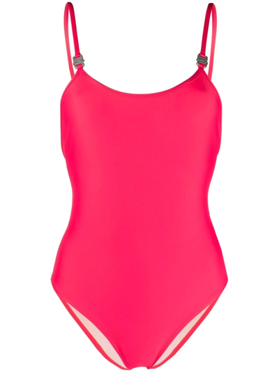 Alyx Slide-buckled Swimsuit In Rosa