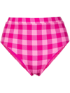Solid & Striped The Lilo High-waisted Bikini Bottom In Rosa