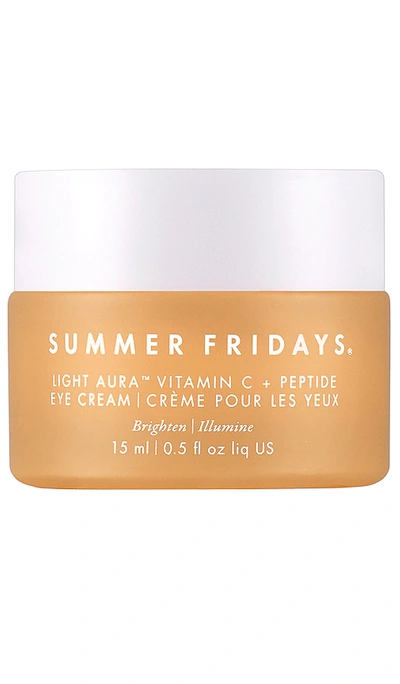 Summer Fridays Light Aura Vitamin C + Peptide Eye Cream .5 oz/ 15 ml In Beauty: Na