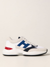 Hogan Man Sneakers White Size 9 Soft Leather In White