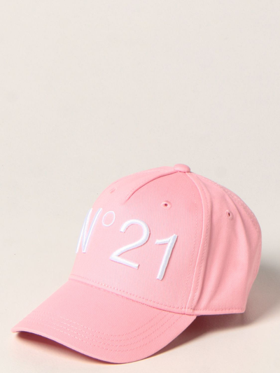 N°21 N ° 21 Baseball Cap In Cotton In Pink
