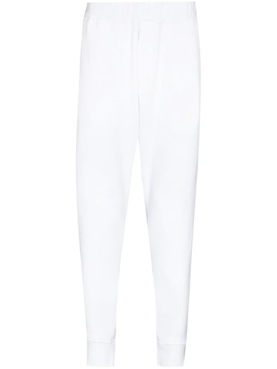 Dsquared2 Sprayed Icon Logo Track Pants In White