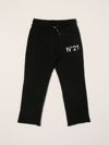 N°21 N ° 21 Jogging Pants In Cotton In Black