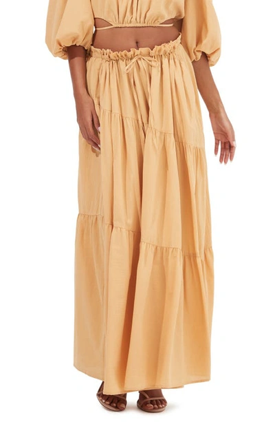 Astr Balboa Skirt In Golden