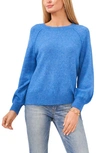 Vince Camuto Raglan Sleeve Sweater In Palace Blue