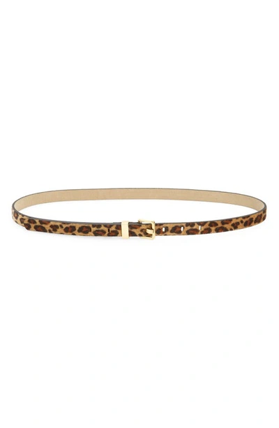Nordstrom Metal Keeper Belt In Leopard