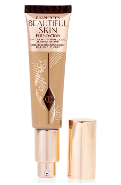 Charlotte Tilbury Beautiful Skin Medium Coverage Liquid Foundation With Hyaluronic Acid 8 Neutral 1 oz/ 30 ml