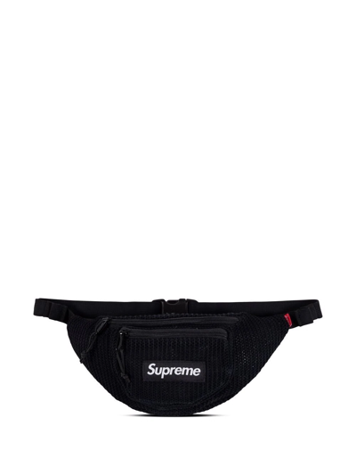 Supreme String Waist Bag In Black