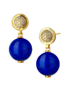 Syna Women's Candy Collection Mogul Lapis & Di Bead Earrings In Champagne