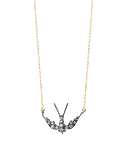 Syna Women's Jardin 18k Gold, Diamond & Sterling Silver Swallow Necklace