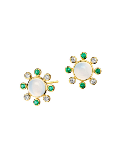 Syna Women's Cosmic 18k Yellow Gold & Multi-gemstone Stud Earrings