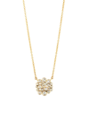 Syna Women's Cosmic 18k Gold & Diamond Cluster Necklace