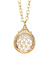 Syna Women's Cosmic 18k Yellow Gold, Diamond, & Rock Crystal Illusion Pendant Necklace