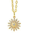 Syna Women's Cosmic 18k Yellow Gold & Diamond Starburst Pendant Necklace