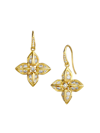 Syna Women's Jardin 18k Gold & Diamond Flower Earrings