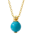 Syna Women's Mogul 18k Gold, Diamond & Turquoise Bead Pendant
