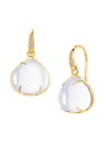 Syna Women's Mogul 18k Gold, Diamond & Moon Quartz Drop Earrings