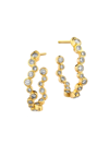 Syna Women's Cosmic 18k Yellow Gold & Diamond Inside-out Hoop Earrings