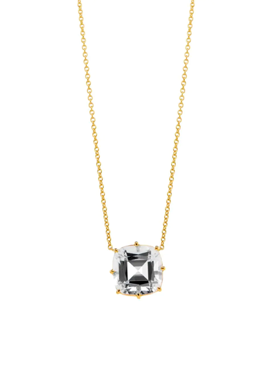 Syna Women's Mogul 18k Gold & Rock Crystal Necklace