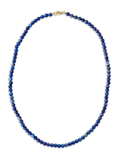 Meadowlark Women's Paradis Micro 9k Gold & Lapis Necklace In Blue