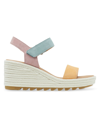 Sorel Cameron Wedge Sandals In Faded Spark