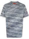 Missoni Man T-shirt Midnight Blue Size Xxl Cotton In Blue
