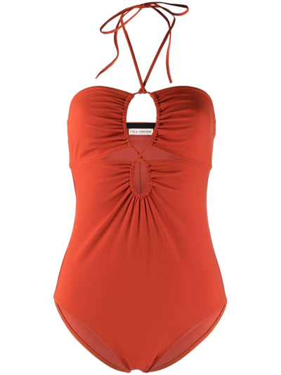 Ulla Johnson Women's Minorca One-piece Swimsuit In Red,black