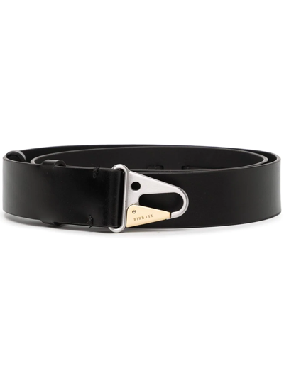 Dion Lee Dog-clip Belt In Black