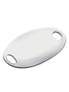 Nambe Pebble Handled Tray In Silver
