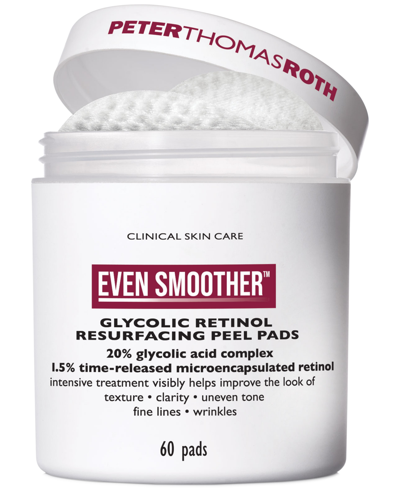 PETER THOMAS ROTH EVEN SMOOTHER GLYCOLIC RETINOL RESURFACING PEEL PADS