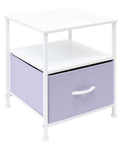 Sorbus 1 Drawer Table Dresser In Purple