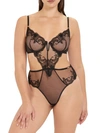 Bluebella Marseille Underwire Bodysuit In Black