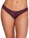 Dkny Modern Lace Thong In Mulberry