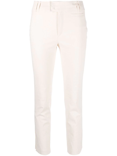 Isabel Marant White Mid Rise Straight Pants